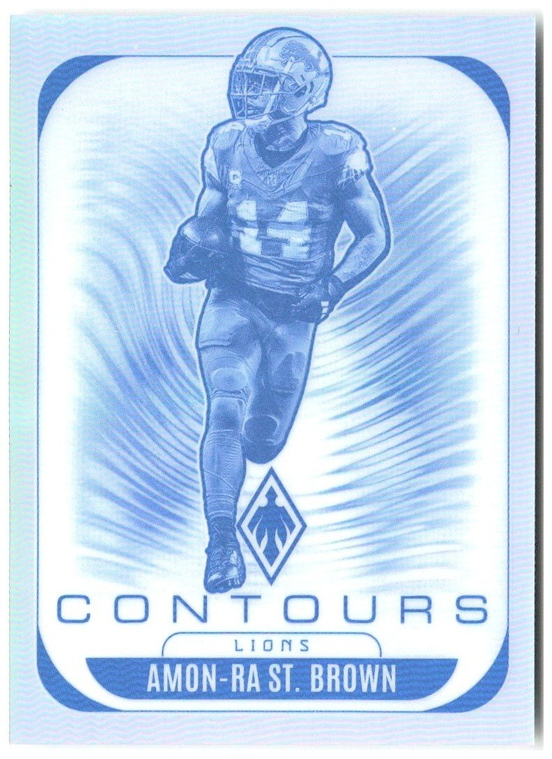Amon-Ra St. Brown Panini Phoenix - Contours 11 2025 Detroit Lions