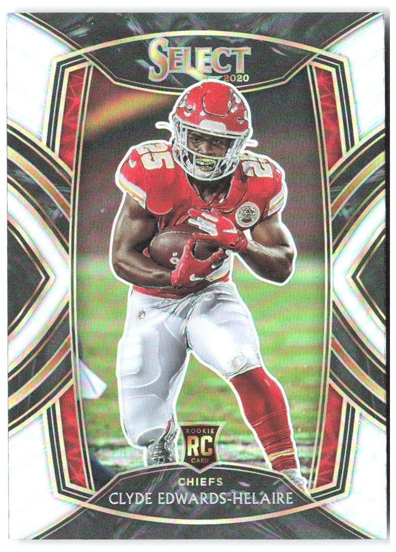 Clyde Edwards-Helaire Panini Select - Silver Prizm 254 2020 Kansas City Chiefs