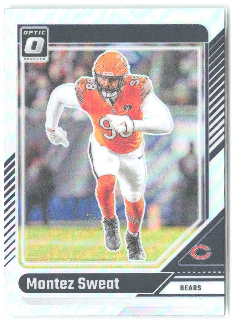 Montez Sweat Donruss Optic - Holo 37 2024 Chicago Bears