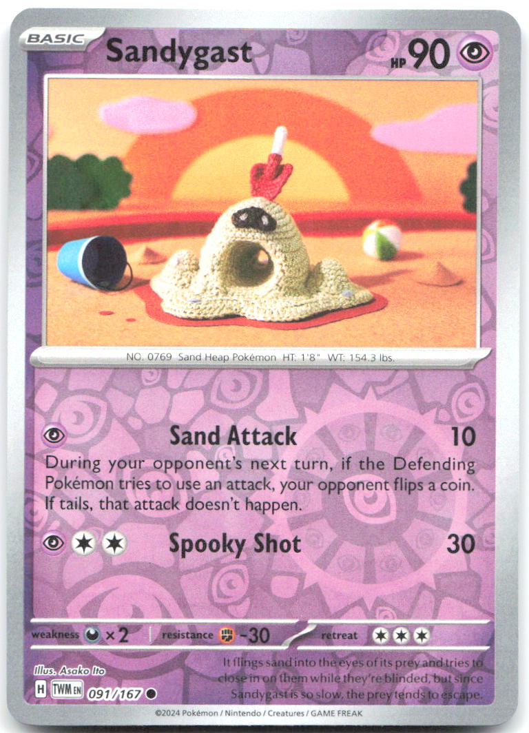 Sandygast Reverse Holo Common SV06 Twilight Masquerade 091/167 NM Asako Ito