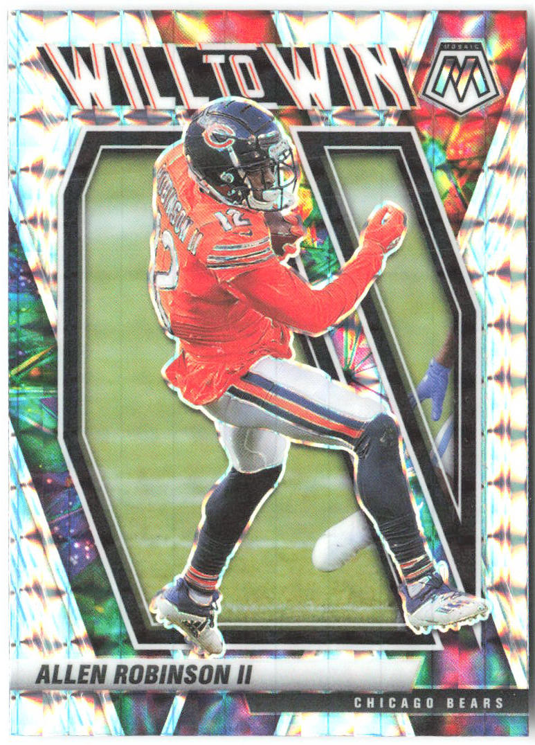 Allen Robinson II Panini Mosaic - Will to Win Mosaic WW-13 2021 Chicago Bears