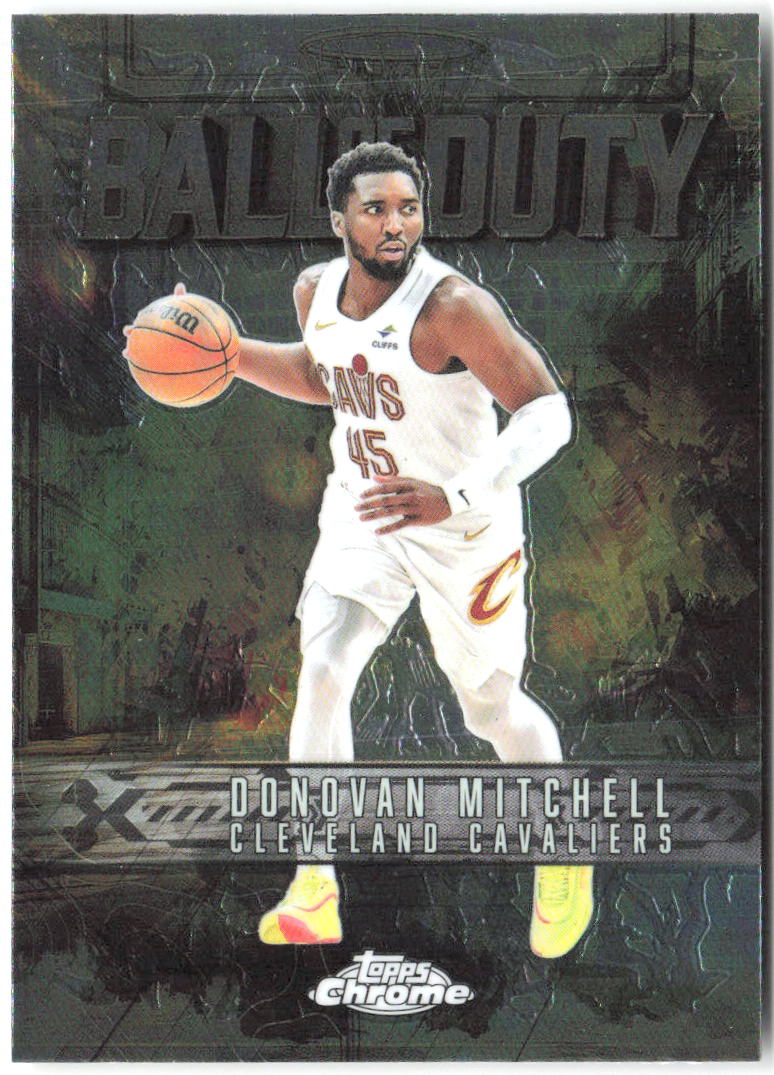 Donovan Mitchell Topps Chrome - Ball of Duty BD-7 2025-26 Cleveland Cavaliers