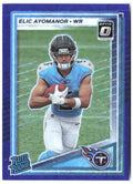 Elic Ayomanor Donruss - Optic Rated Rookies Blue Scope 339 2025 Tennessee Titans
