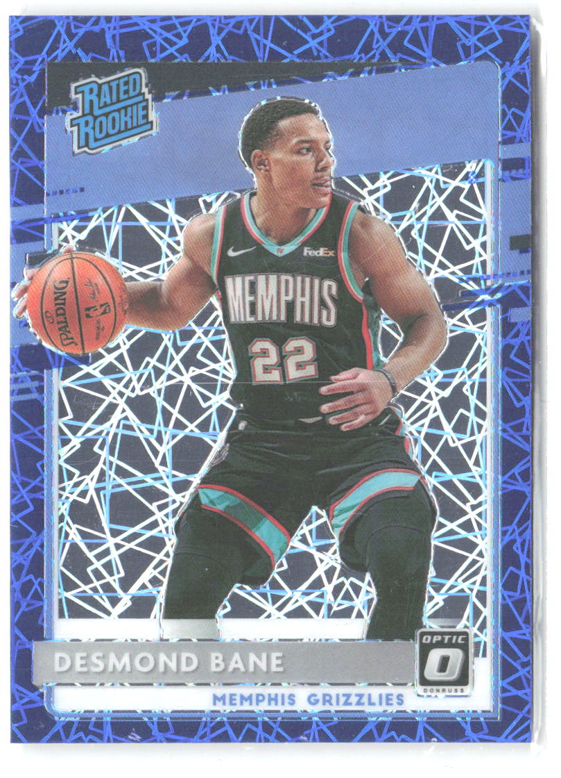 Desmond Bane Donruss Optic - Blue Velocity 180 2020-21 Memphis Grizzlies
