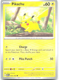 Pikachu Common SV: Scarlet & Violet 151 025/165 NM Naoyo Kimura