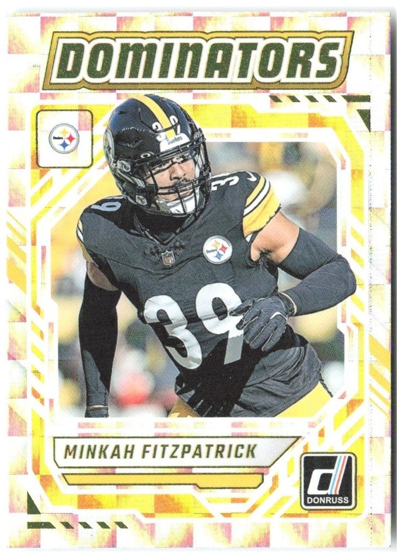 Minkah Fitzpatrick Donruss - Dominators DOM-MFK 2025 Pittsburgh Steelers