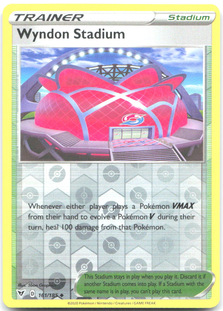 Wyndon Stadium Reverse Holo SWSH04 Vivid Voltage 161/185 NM 5ban Graphics