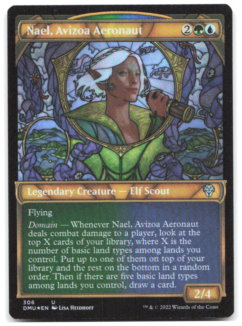 Nael Avizoa Aeronaut Showcase Foil U Dominaria United 306 NM Lisa Heidhoff