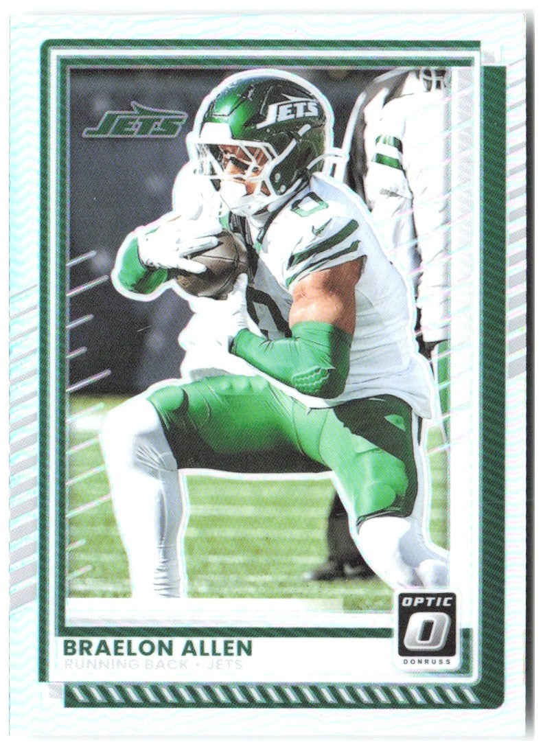 Braelon Allen Donruss Optic - Holo 175 2025 New York Jets