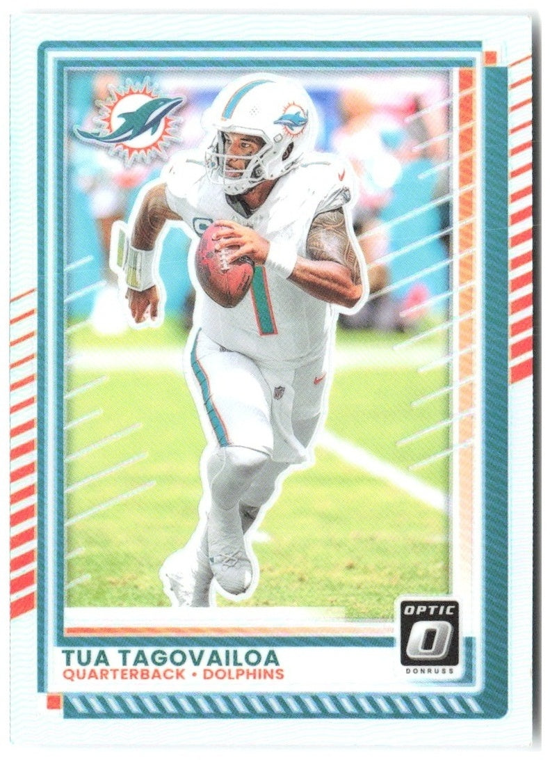 Tua Tagovailoa Donruss Optic - Holo 39 2025 Miami Dolphins