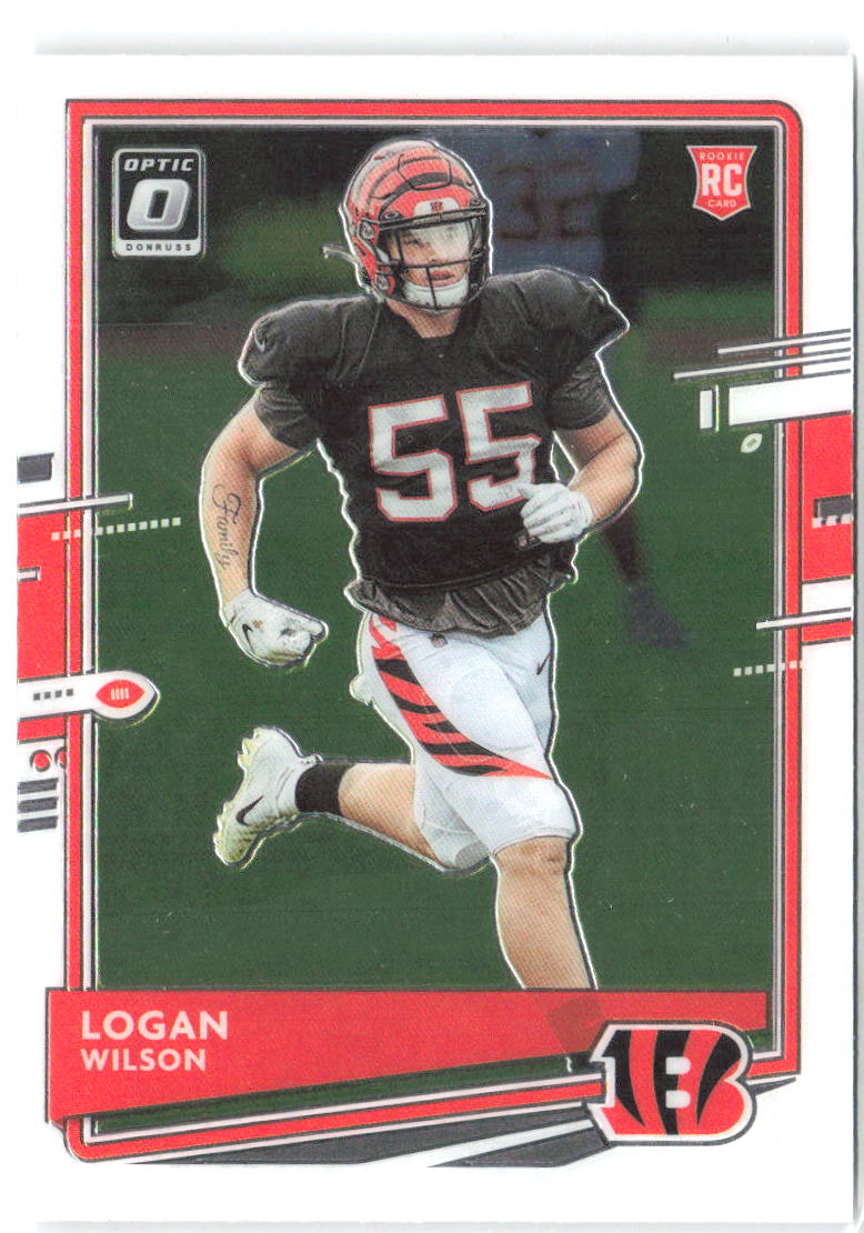 Logan Wilson Donruss Optic 143 2020 Cincinnati Bengals RC