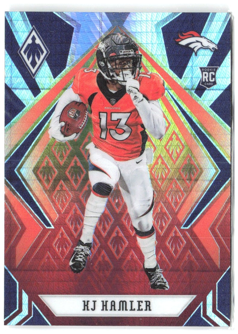KJ Hamler Panini Phoenix - Fire Burst 120 2020 Denver Broncos