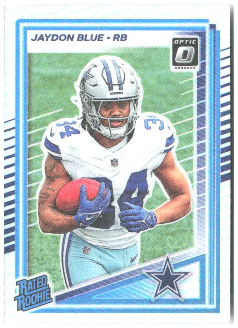 Jaydon Blue Donruss Optic - Holo 242 2025 Dallas Cowboys