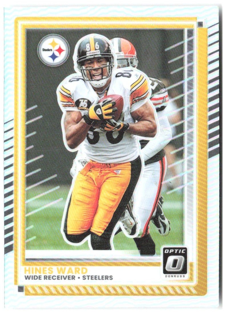 Hines Ward Donruss Optic - Holo 12 2025 Pittsburgh Steelers
