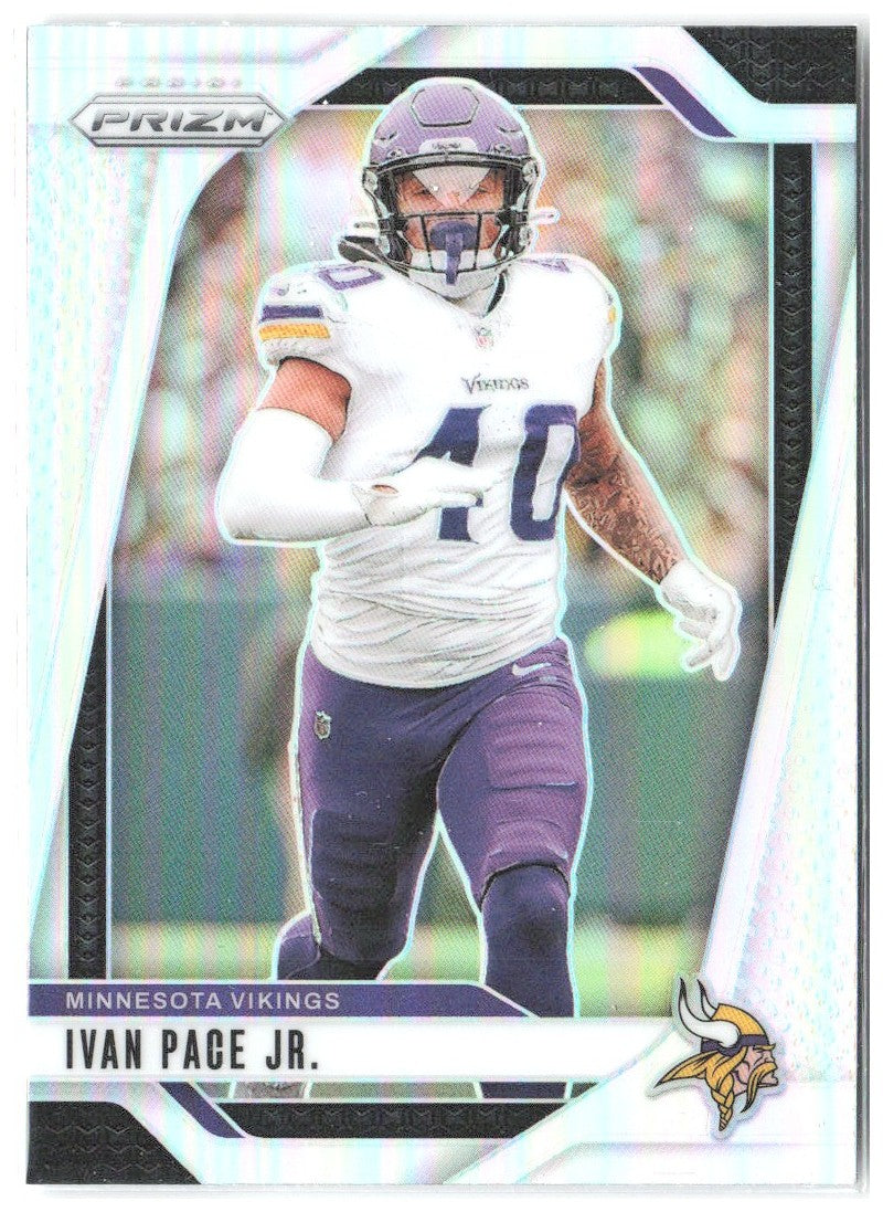 Ivan Pace Jr. Panini Prizm - Silver 189 2024 Minnesota Vikings