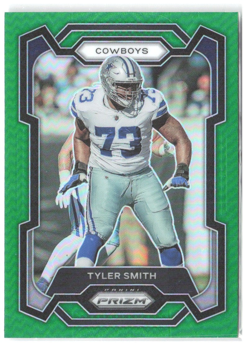 Tyler Smith Panini Prizm - Green 83 2023 Dallas Cowboys