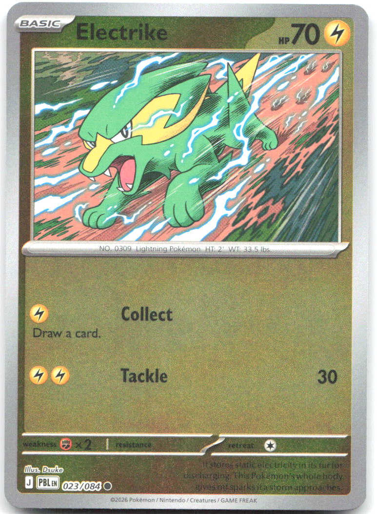 Electrike Reverse Holo Common ME05 Pitch Black 023/084 NM Dsuke