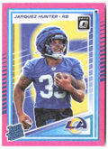 Jarquez Hunter Donruss Optic - Pink 292 2025 Los Angeles Rams