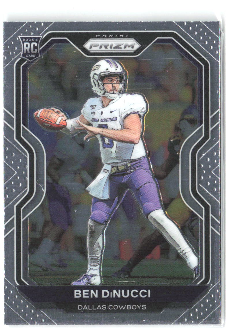 Ben DiNucci Panini Prizm 337 2020 Dallas Cowboys RC
