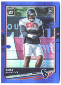 Ross Blacklock Donruss Optic - Blue Hyper 133 2020 Houston Texans