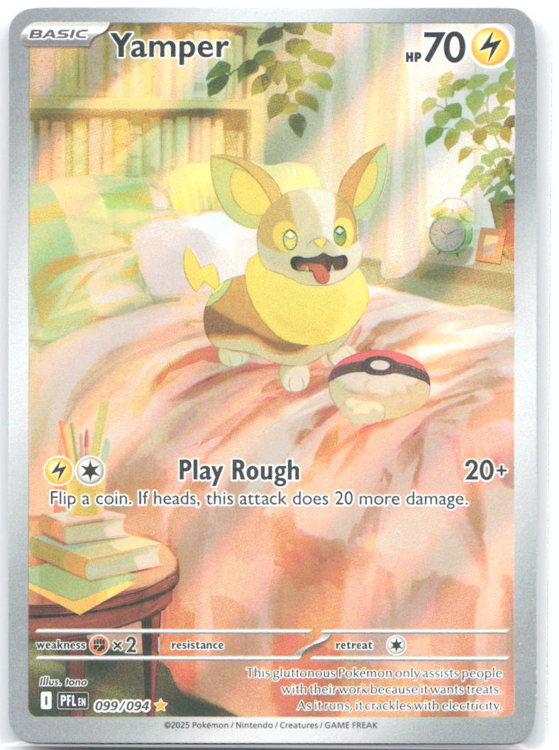 Yamper Holo Illustration Rare ME02: Phantasmal Flames 099/094 NM Ayako Ozaki