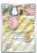 Chansey Holo Illustration Rare SV06 Twilight Masquerade 187/167 NM Toshinoo Aoki
