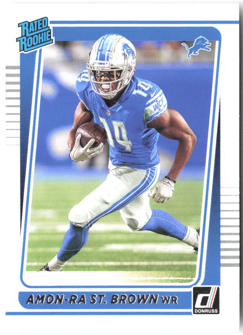 Amon-Ra St. Brown Donruss 284 2021 Detroit Lions RC