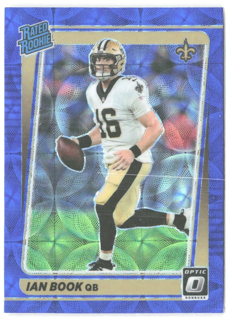 Ian Book Donruss Optic - Blue Scope 227 2021 New Orleans Saints