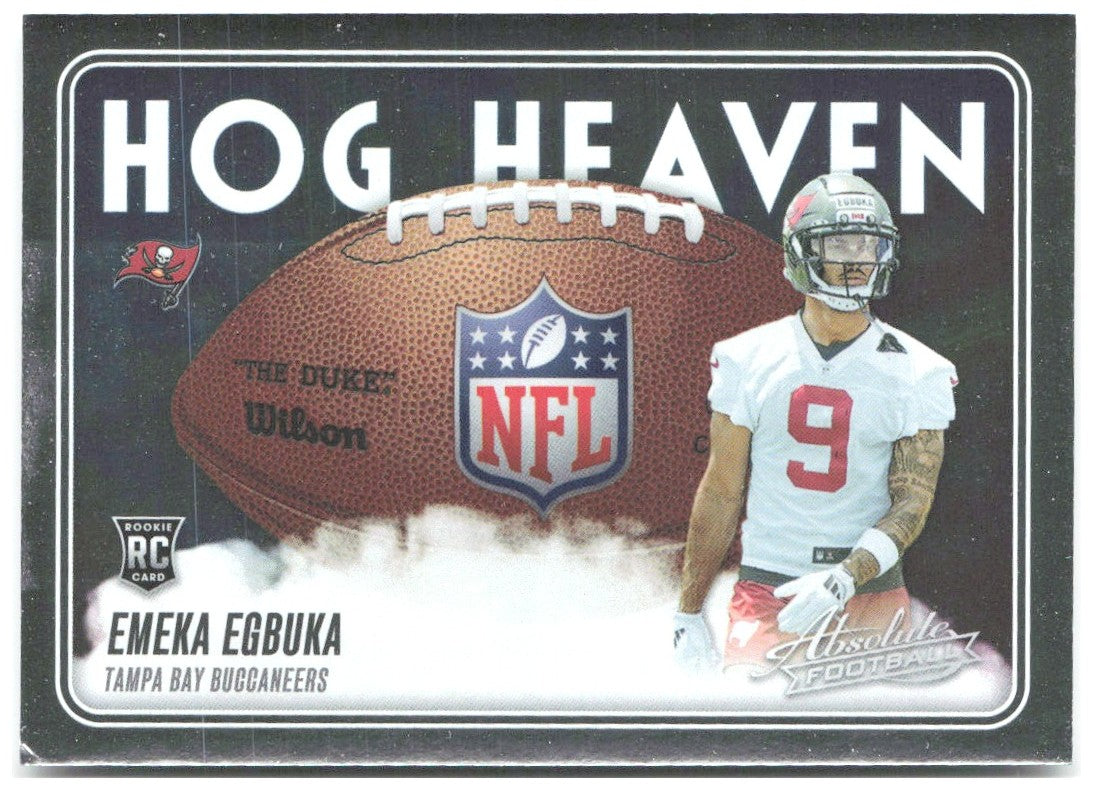 Emeka Egbuka Panini Absolute - Hog Heaven HH-EEA 2025 Tampa Bay Buccaneers