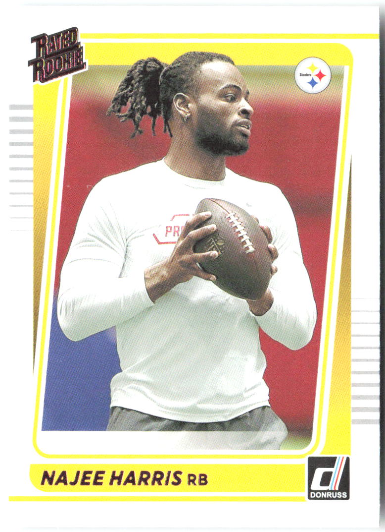 Najee Harris Donruss - Rated Rookies Portrait 259 2021 Pittsburgh Steelers