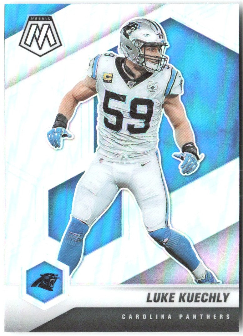 Luke Kuechly Panini Mosaic - Prizm Silver 35 2021 Carolina Panthers