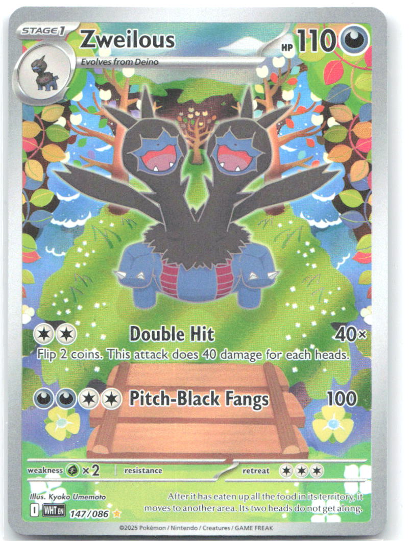 Zweilous Holo Illustration Rare SV: White Flare 147/086 NM Kyoko Umemoto