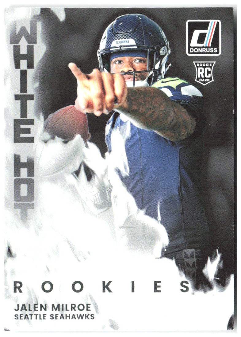 Jalen Milroe Donruss - White Hot Rookies WHR-JLM 2025 Seattle Seahawks