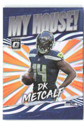 DK Metcalf Donruss Optic - My House! MH-18 2021 Seattle Seahawks