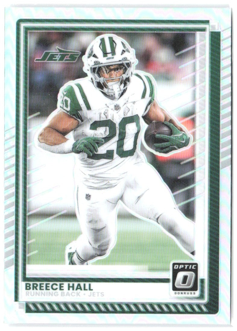 Breece Hall Donruss Optic - Holo 195 2025 New York Jets