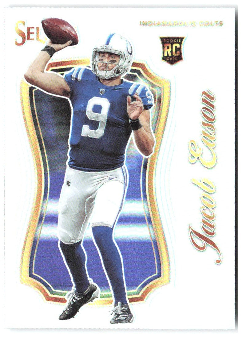 Jacob Eason Select Select Certified Rookies Prizm SCR-25 2020 Indianapolis Colts