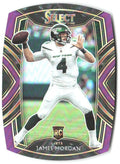 James Morgan Panini Select - Purple Prizm Die Cut 284 2020 New York Jets