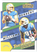 Justin Herbert Mike Williams Contenders Touchdown Tandems TDT-LAC 2022 Chargers