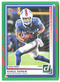Khalil Shakir Donruss - Press Proofs Green 53 2025 Buffalo Bills