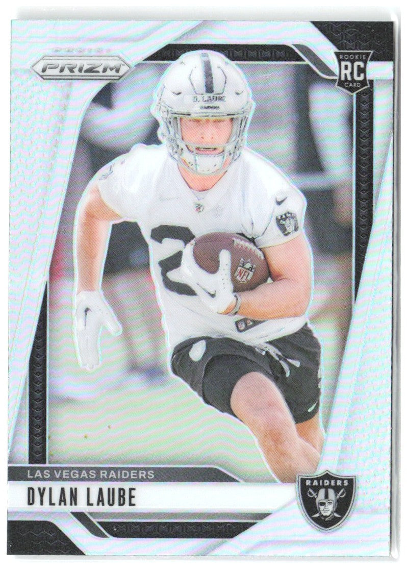 Dylan Laube Panini Prizm - Silver 330 2024 Las Vegas Raiders