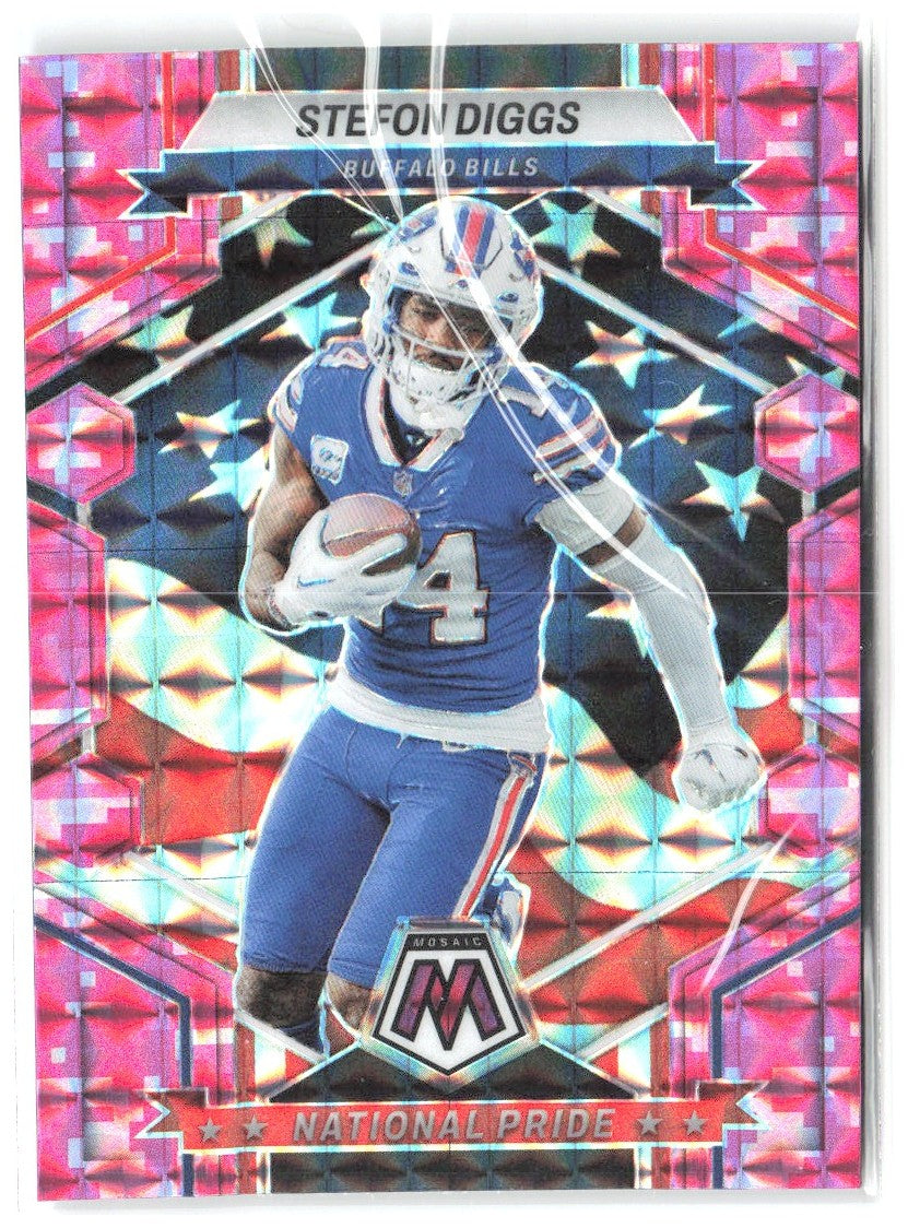 Stefon Diggs Panini Mosaic - Camo Pink Mosaic 270 2023 Buffalo Bills