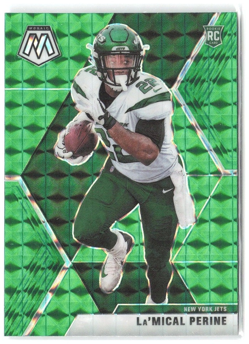 La'Mical Perine Panini Mosaic - Prizm Green 235 2020 New York Jets