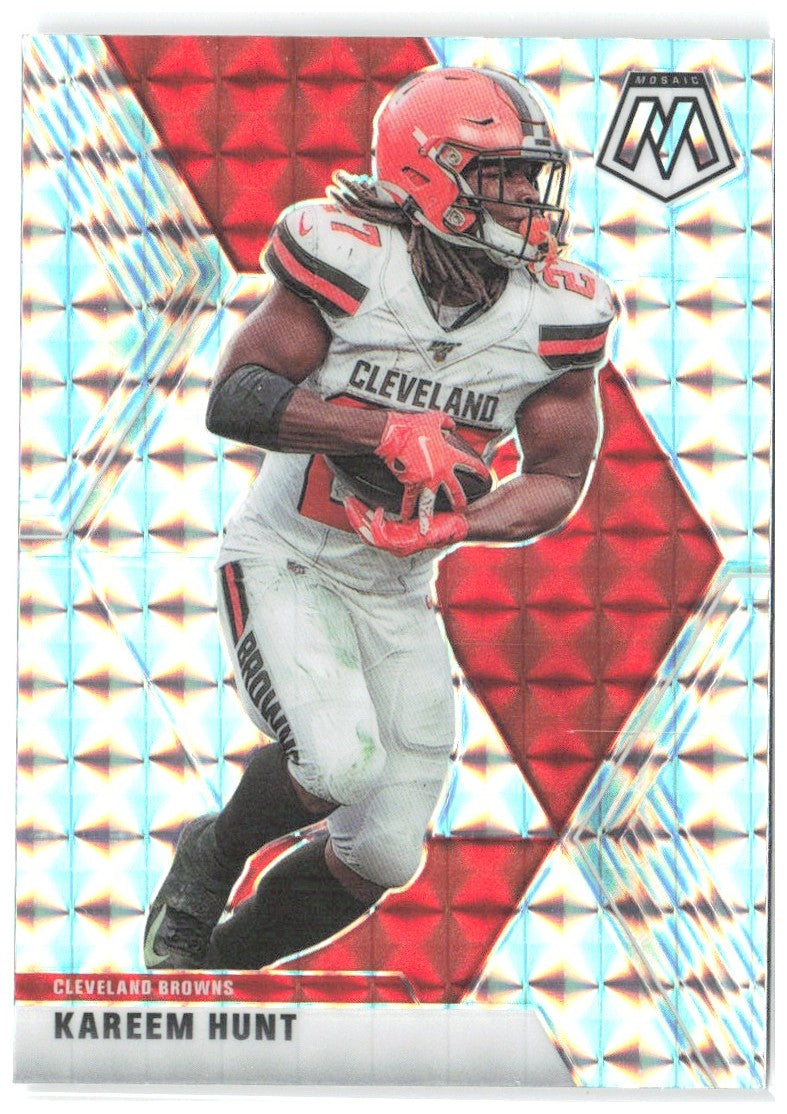 Kareem Hunt Panini Mosaic - Prizm 57 2020 Cleveland Browns
