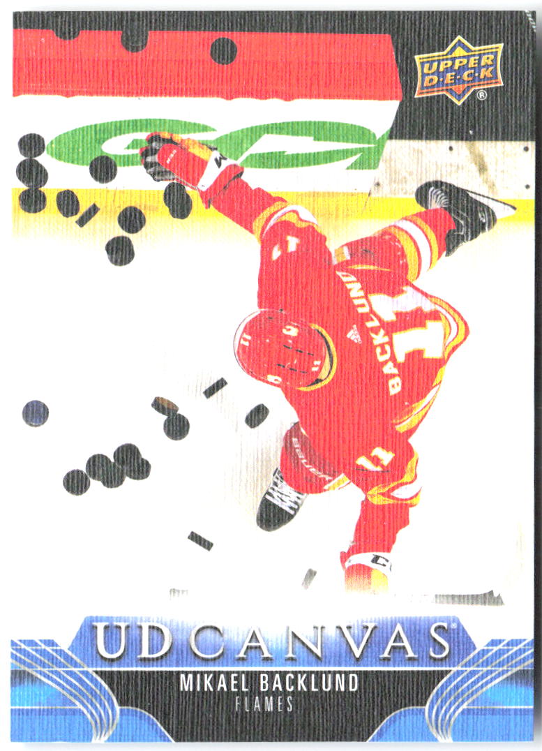 Mikael Backlund Upper Deck - UD Canvas C134 2023-24 Calgary Flames
