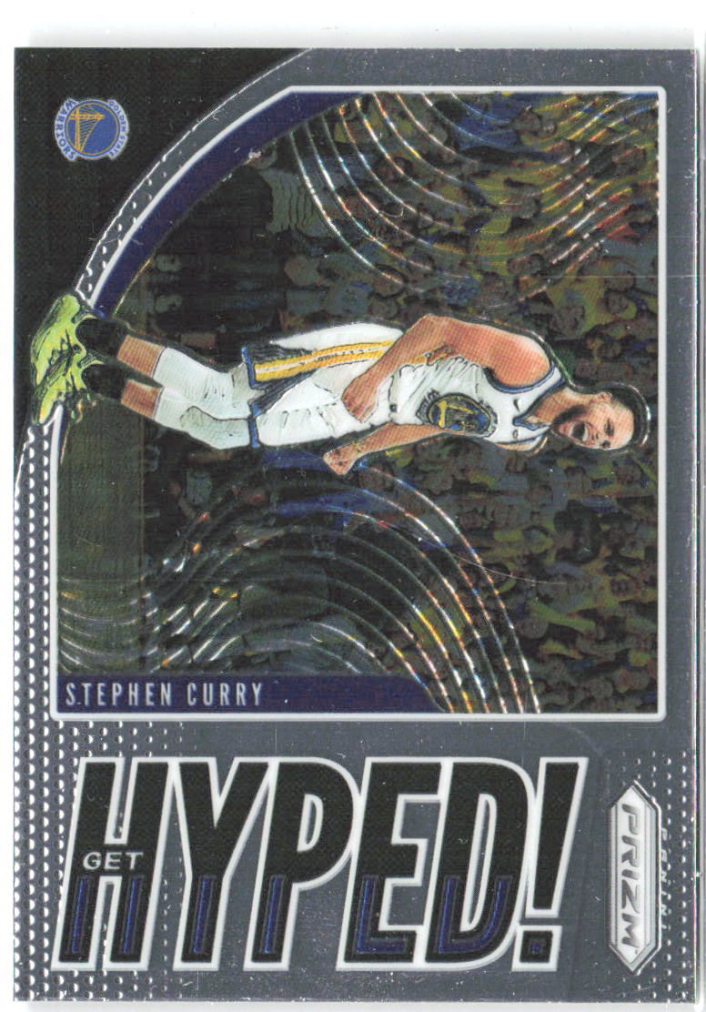 Stephen Curry Panini Prizm - Get Hyped! 4 2019-20 Golden State Warriors