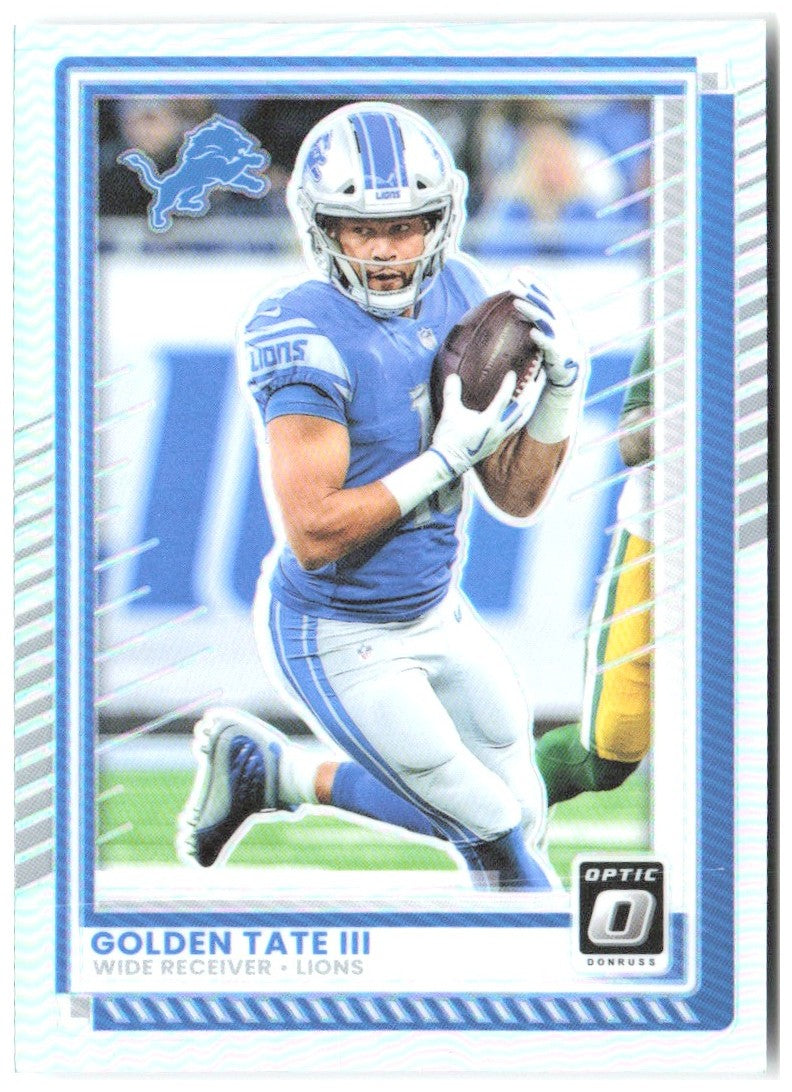 Golden Tate III Donruss Optic - Holo 124 2025 Detroit Lions