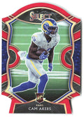 Cam Akers Panini Select - Red Prizm Die Cut 55 2020 Los Angeles Rams
