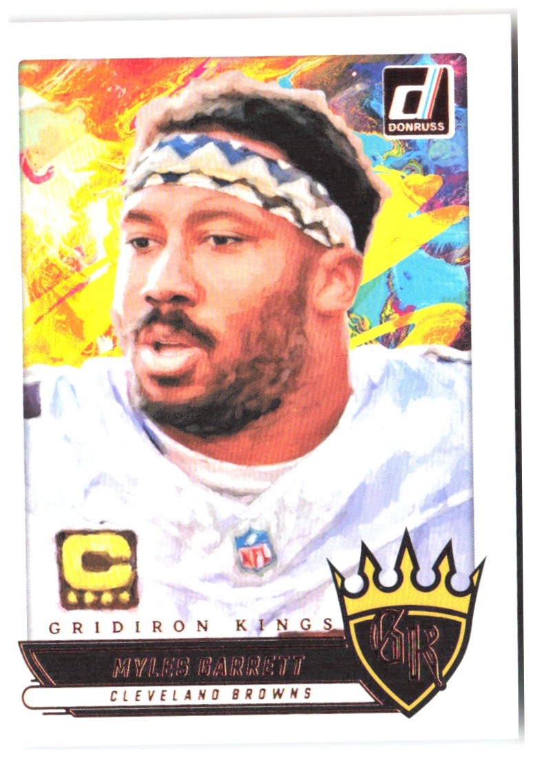Myles Garrett Donruss - Gridiron Kings GK-MGT 2025 Cleveland Browns