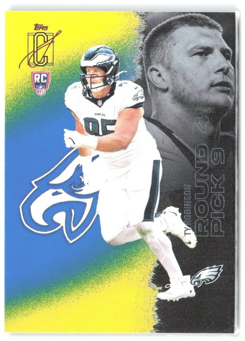 Ty Robinson Topps Signature Class - Blue & Yellow 220 2025 Philadelphia Eagles