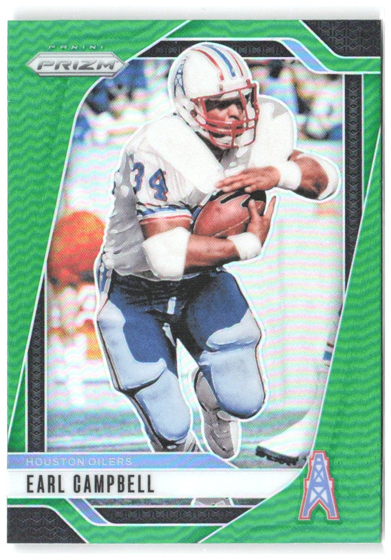Earl Campbell Panini Prizm - Green 297 2024 Houston Oilers